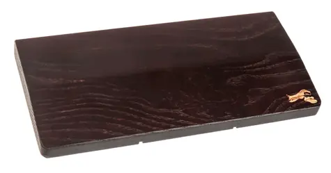 Glorious Dřevěná opěrka zápěstí k myši černá / 20 x 10 cm / pogumované dno