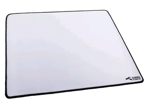 Glorious Mouse pad XL Heavy bílá / podložka pod myš / 46 x 41 cm / tloušťka 5 mm