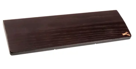 Glorious Dřevěná opěrka zápěstí pro kompaktní klávesnici černo-hnědá