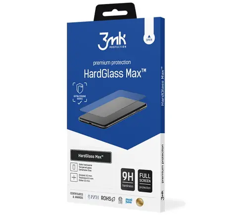 3mk HardGlass MAX Tvrzené sklo pro Apple iPhone 13 & iPhone 13 Pro černá