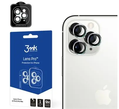 3mk Lens Pro Tvrzené sklo ochrana kamery pro Apple iPhone 11 Pro & iPhone 11 Pro Max