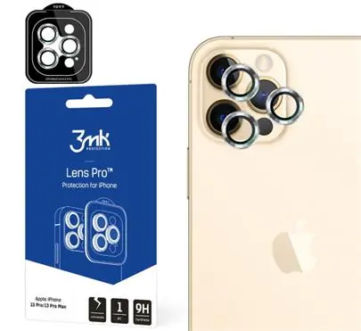 3mk Lens Pro Tvrzené sklo ochrana kamery pro Apple iPhone 12 Pro Max