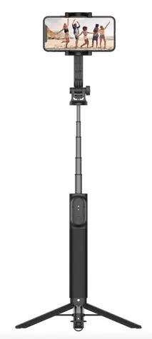 FIXED Snap XL Selfie stick s tripodem a bezdrátovou spouští černá / 1/4