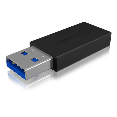 Icy box IB-CB015 Adaptér USB-3.1 Type A - USB-C černá