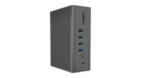 Icy Box IB-DK2262AC dokovací stanice pro notebook černá / 3x USB3.0 + 3x USB 2.0 + 1x USB-C/ 1x VGA + 2x HDMI / 1x RJ45