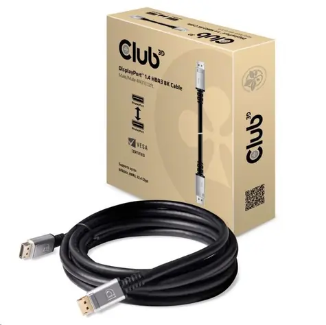 CLUB3D CAC-1069 kabel DisplayPort 1.4 M/M černá 4m / 8K 60Hz 