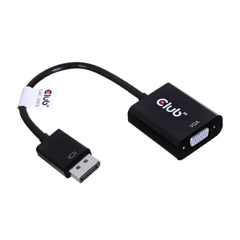 CLUB3D CAC-2013 aktivní redukce DisplayPort na VGA M/F černá 