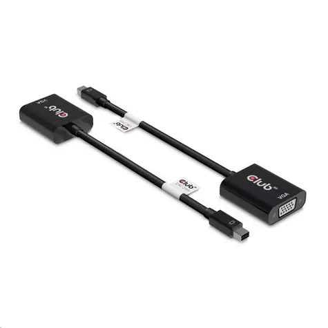 CLUB3D CAC-2113 aktivní redukce Mini DisplayPort na VGA M/F černá / FHD 60Hz