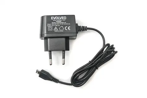 EVOLVEO EP-500-CHRN nabíječka 230V černá / micro-USB / pro EasyPhone EP-500/600      