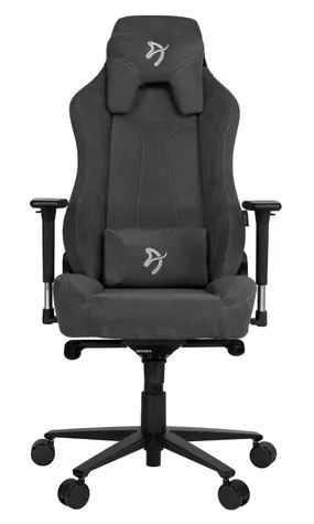 AROZZI VERNEZZA Soft Fabric tmavě-šedá / herní židle / látková / Nosnost až 145 kg / Výška sedáku: 48-57 cm