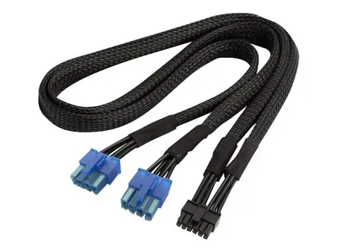 SilverStone kabel 2x 8-pin PCIe > 12-pin PCIe GPU pro modulární zdroje 55 cm