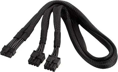 SilverStone kabel 2x 8-pin EPS > 12-pin PCIe GPU pro modulární zdroje 55 cm černá