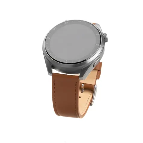 FIXED Leather Strap Kožený řemínek s šířkou 20mm pro smartwatch hnědá