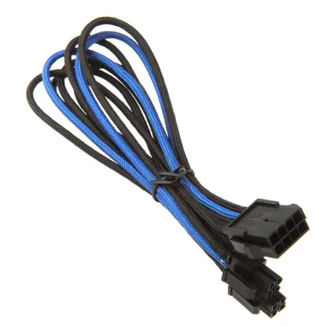 SilverStone kabel 8-pin EPS > 4+4-pin ATX/EPS 30 cm černo-modrá