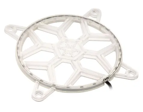 SilverStone SST-FG121 Mřížka ventilátoru 120mm RGB čirá / 24 RGB LED
