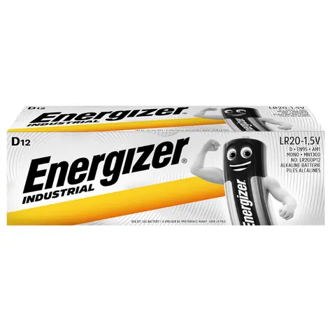 Energizer EI005 Alkalická baterie D LR20 mono 1.5V / 12ks