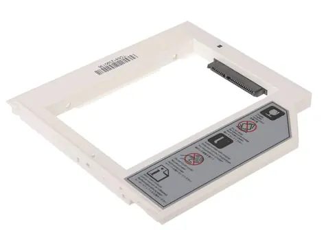 SilverStone SST-TS08 Slim ODD adaptér pro 9.5mm slot bílá / slimline 2.5