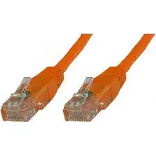 MicroConnect CAT5e U/UTP 0.5m oranžová / PVC
