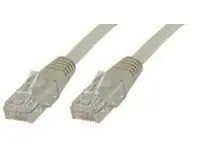 MicroConnect CAT5e U/UTP 0.5m šedá / PVC / AWG 26/7
