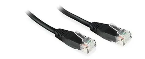 MicroConnect CAT6 U/UTP 0.25m černá / PVC