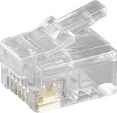 MicroConnect Konektor RJ-12 6P6C 10 kusů