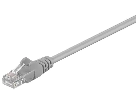 MicroConnect CAT5e U/UTP 1.5m CCA šedá / PVC