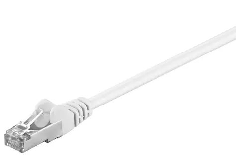 MicroConnect CAT5e F/UTP 0.25m bílá / PVC