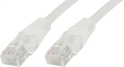 MicroConnect CAT5e U/UTP 2m bílá / PVC