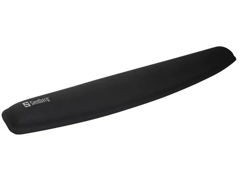 Sandberg Memory Foam Wrist Rest 48cm černá / Opěrka zápěstí z paměťové pěny ke klávesnici