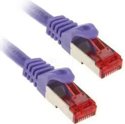 MicroConnect CAT5e U/UTP 2m fialová / PVC