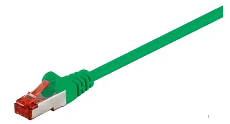 MicroConnect CAT6 F/UTP 0.25m zelená / PVC