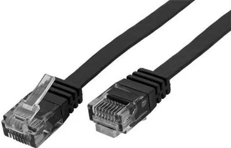 MicroConnect CAT6 U/UTP 0.5m CCA černá / PVC / AWG 26/7 / CCA
