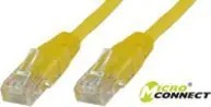 MicroConnect CAT5e U/UTP 1m žlutá / PVC 