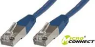 MicroConnect CAT5e F/UTP 2m CCA modrá / PVC / AWG 26/7 / CCA