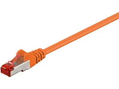MicroConnect CAT6 F/UTP 0.5m oranžová / PVC