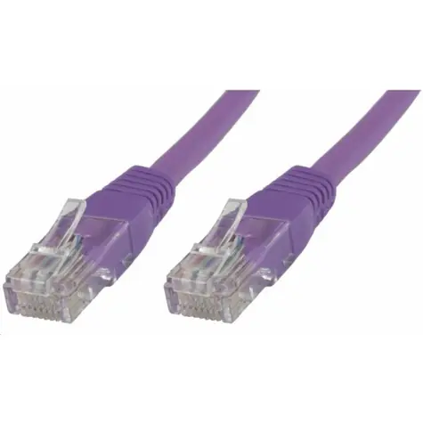 MicroConnect CAT5e U/UTP 3m fialová / PVC