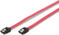 MicroConnect Propojovací kabel SATA 7pin - SATA 7pin 0.5m růžová / SATA I