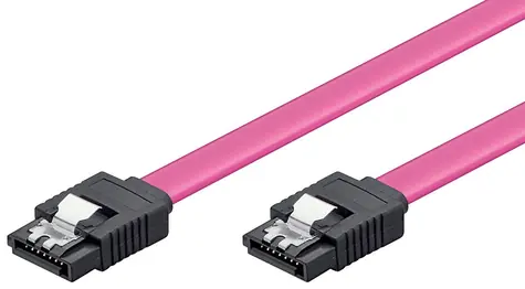 MicroConnect Propojovací kabel SATA 7pin - SATA 7pin 0.3m fialová / SATA I 