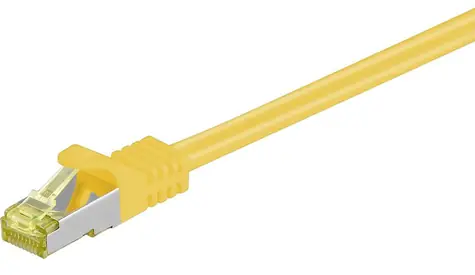 MicroConnect CAT7 S/FTP Patch Cord 0.25m žlutá / LSZH