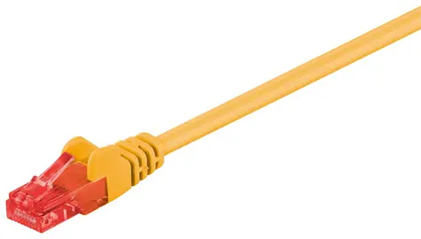 MicroConnect CAT6 U/UTP 1m CCA žlutá / PVC