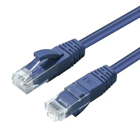 MicroConnect CAT5e U/UTP 1.5m modrá / PVC