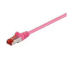 MicroConnect CAT6 F/UTP 1.5m růžová / PVC
