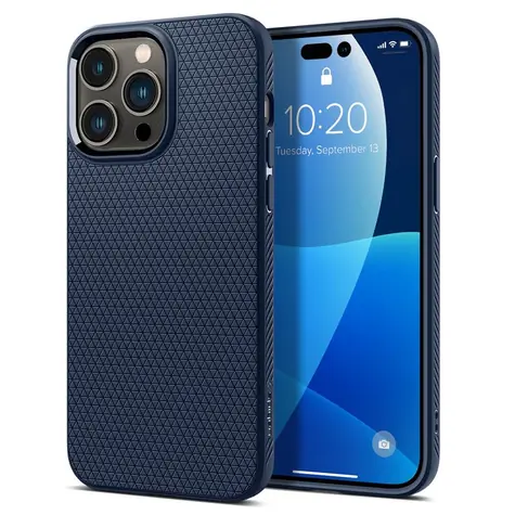 Spigen Liquid Air ochranný kryt pro Apple iPhone 14 Pro modrá