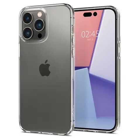 Spigen Liquid Crystal ochranný kryt pro Apple iPhone 14 Pro čirá
