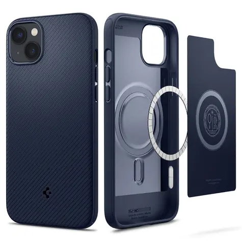 Spigen Mag Armor pouzdro pro Apple iPhone 14 Max modrá