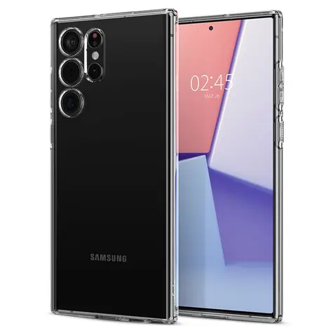Spigen Liquid Crystal ochranný kryt pro Samsung Galaxy S22 Ultra čirá