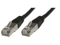 MicroConnect CAT5e F/UTP 3m CCA černá / PVC