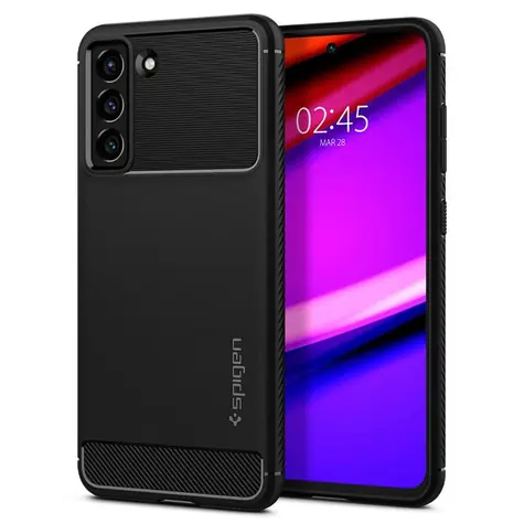 Spigen Rugged Armor ochranný kryt pro Samsung Galaxy S21 FE 5G černá