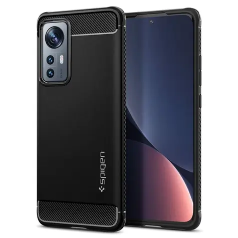 Spigen Rugged Armor ochranný kryt pro Xiaomi 12 & Xiaomi 12X černá