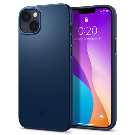Spigen Thin Fit ochranný kryt pro Apple iPhone 14 Plus modrá